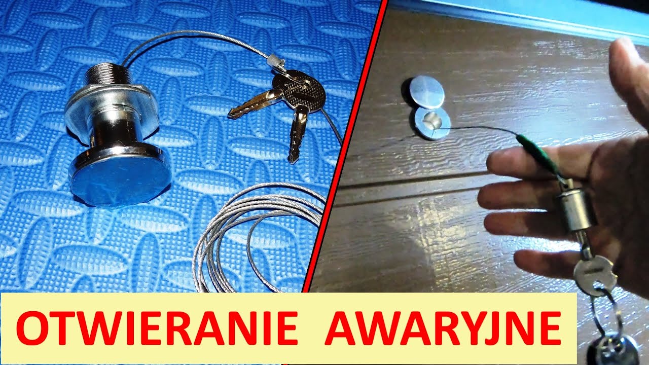 Otwieranie awaryjne, odryglowanie bramy garażowej segmentowej 42 z napędem  Isomatic